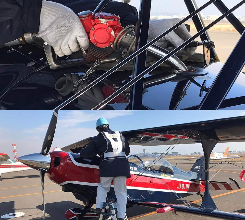 仙台空港での給油業務